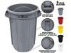 CRUSADER ROUND TRASH CANS