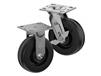 CASTERDEPOT TOP PLATE CASTERS - PHENOLIC WHEEL - CAPACITIES UP TO 1250 LBS.