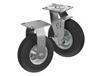 CASTERDEPOT TOP PLATE CASTERS - PNEUMATIC WHEEL - CAPACITIES UP TO 450 LBS.