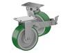 CASTERDEPOT TOP PLATE CASTERS - POLY ON CAST IRON WHEEL - CAPACITIES UP TO 3000 LBS.