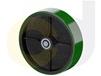 ZINC PLATED CASTERS - POLY ON CAST IRON WHEELS