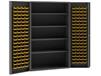 HEAVY DUTY ALL-WELDED BIN &amp; SHELF 14 GA. STEEL STORAGE CABINETS