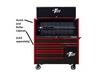 DX SERIES ROLLER CABINET WITH POWER TOOL DRAWER & EXTREME POWER WORKSTATION® HUTCH