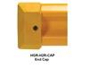 BRACKETS AND END CAPS FOR GUARD RAILS
