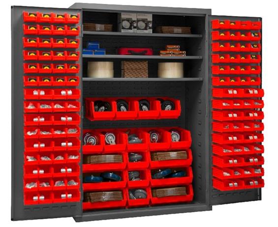 16 GAUGE CABINETS WITH HOOK-ON-BINS&#174; AND SHELVES