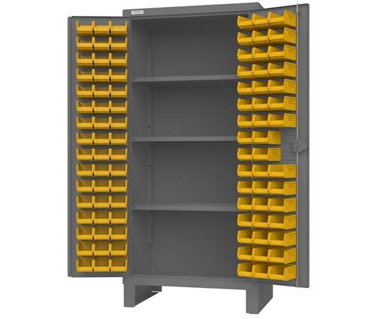 HEAVY DUTY CABINETS WITH HOOK-ON-BINS® &amp; SHELVES