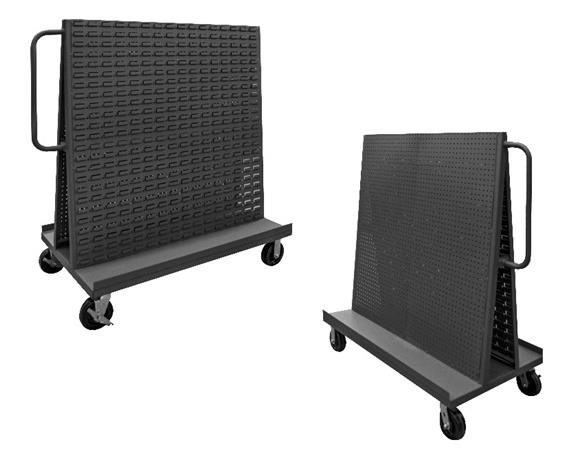 LOUVERED PANEL &amp; PEGBOARD A-FRAME TRUCKS