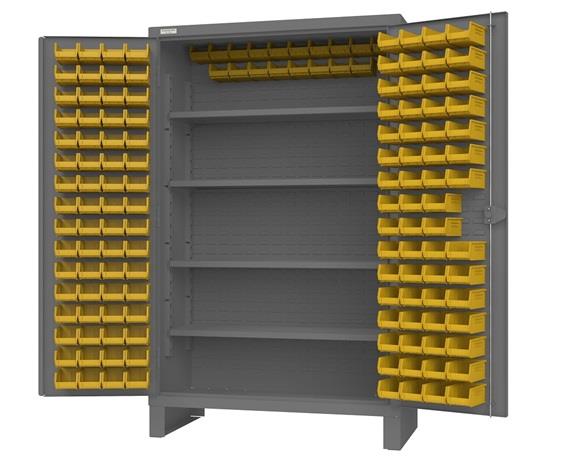 HEAVY DUTY CABINETS WITH HOOK-ON-BINS® &amp; SHELVES