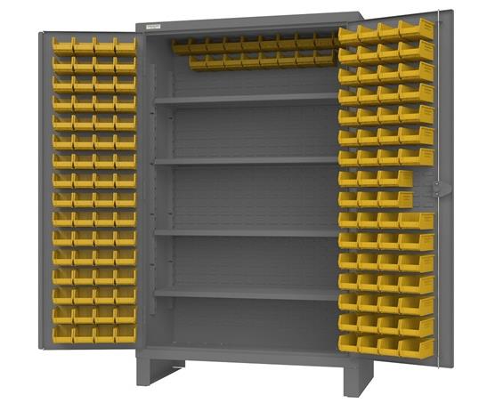 HEAVY DUTY CABINETS WITH HOOK-ON-BINS® &amp; SHELVES