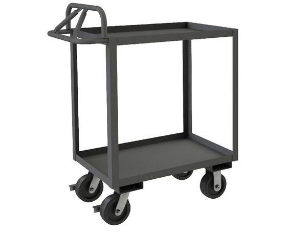ROLLING STOCK CART WITH ERGONOMIC HANDLE