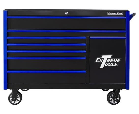 DX SERIES ROLLER CABINET WITH POWER TOOL DRAWER &amp; EXTREME POWER WORKSTATION® HUTCH