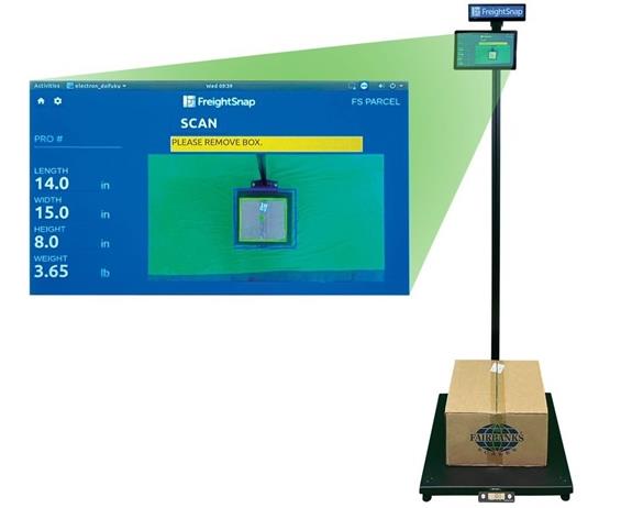 PARCEL DIMENSIONER SHIPPING SCALE