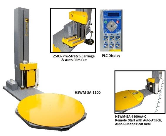 HEAVY USE LOW-PROFILE SEMI-AUTO &amp; AUTOMATIC STRETCH WRAP MACHINES