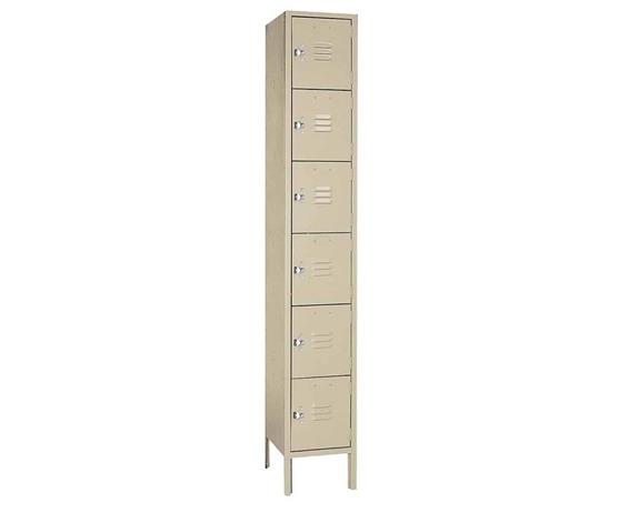 SIX TIER STEEL LOCKERS