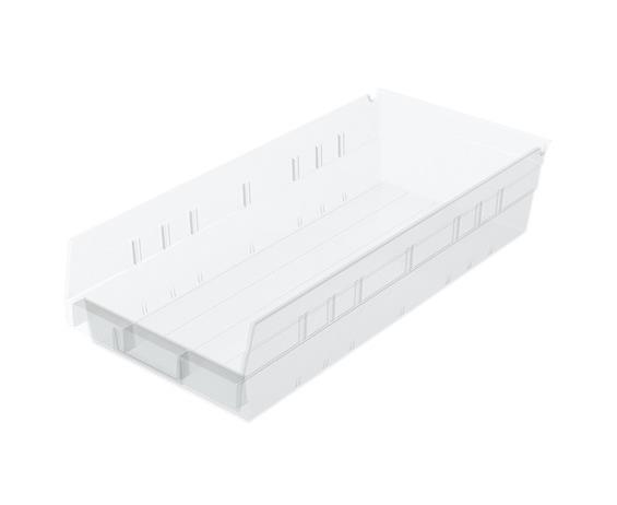 CLEAR SHELF BINS