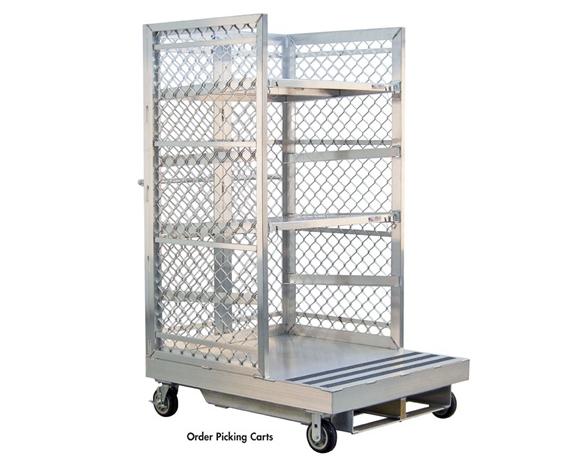ORDER PICKING CARTS &amp; PLATFORMS - ADDITIONAL SHELVES