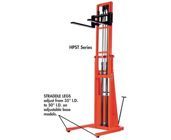 DEPENDABLE STRADDLE STACKER