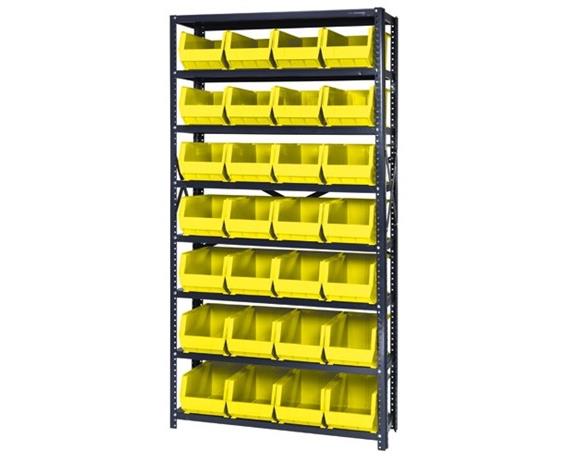 GIANT OPEN HOPPER BIN STORAGE SYSTEM