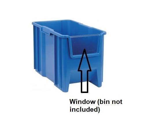 GIANT OPEN HOPPER STACKABLE BINS