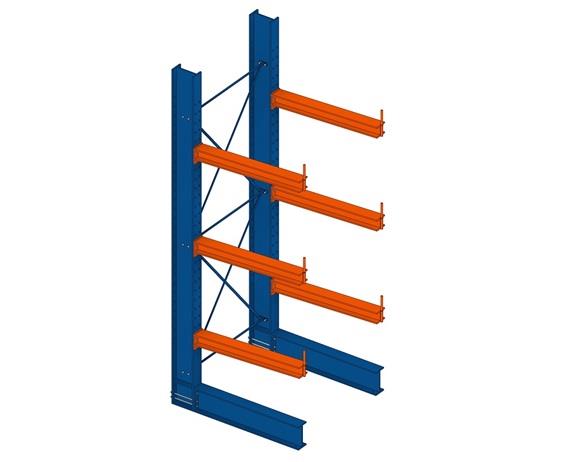 SPACE PLUS USA CANTILEVER RACKING SINGLE SIDE UNITS