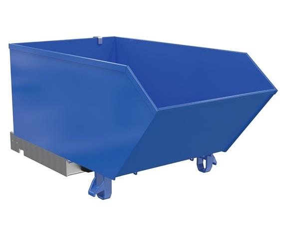 LOW PROFILE 90 DEGREES SELF-DUMPING STEEL HOPPERS