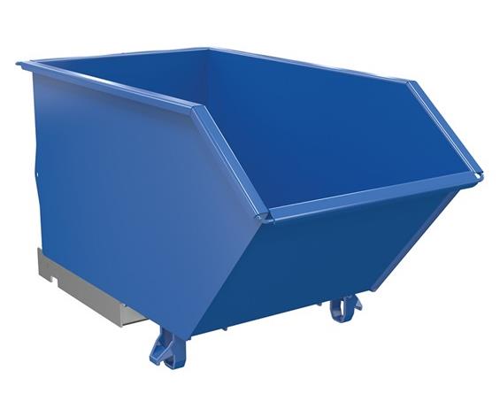 LOW PROFILE 90 DEGREES SELF-DUMPING STEEL HOPPERS