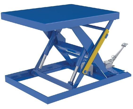 FOOT PUMP SCISSOR LIFT TABLES