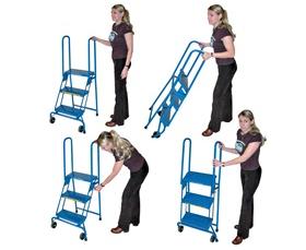 LOCK-N-STOCK FOLDING LADDER