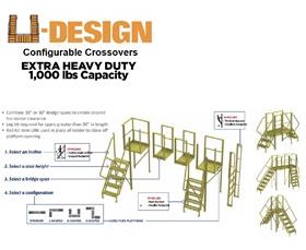 U-DESIGN CONFIGURABLE CROSSOVERS STANDARD ANGLE BASE LADDERS