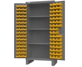 HEAVY DUTY CABINETS WITH HOOK-ON-BINS® &amp; SHELVES