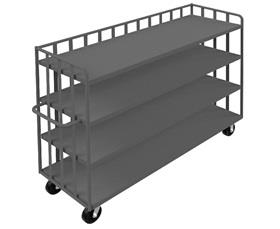 OPEN PORTABLE SHELF CART