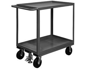 2 SHELF STOCK TRUCKS WITH FLOOR LOCK