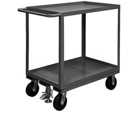 2 SHELF STOCK TRUCKS WITH FLOOR LOCK