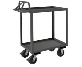 ROLLING STOCK CART WITH ERGONOMIC HANDLE