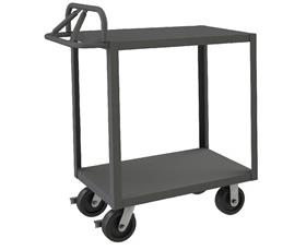 ROLLING STOCK CART WITH ERGONOMIC HANDLE