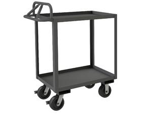 ROLLING STOCK CART WITH ERGONOMIC HANDLE