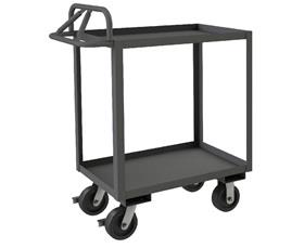 ROLLING STOCK CART WITH ERGONOMIC HANDLE