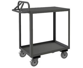 ROLLING STOCK CART WITH ERGONOMIC HANDLE