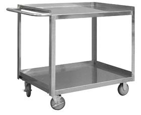 STAINLESS STEEL SHELF STOCK CARTS