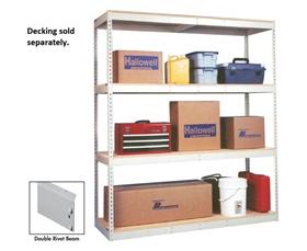 HALLOWELL RIVETWELL™ SHELVING WITH DOUBLE RIVET BEAM
