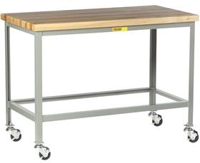 BUTCHER BLOCK TOP TABLES