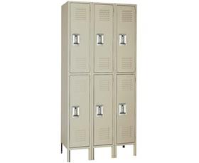 DOUBLE TIER STEEL LOCKERS