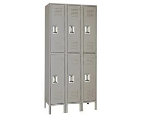 DOUBLE TIER STEEL LOCKERS