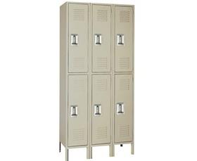 DOUBLE TIER STEEL LOCKERS
