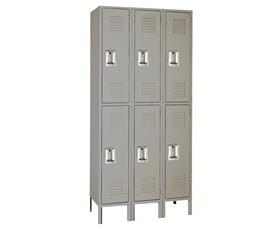 DOUBLE TIER STEEL LOCKERS