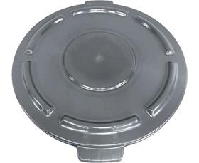 CRUSADER ROUND TRASH CANS - LIDS &amp; DOLLY