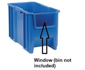 GIANT OPEN HOPPER STACKABLE BINS