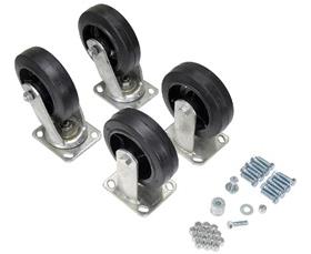 CASTERS FOR STEEL HOPPERS