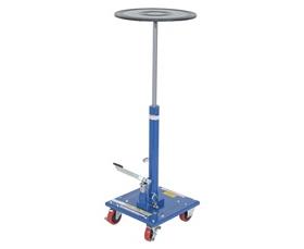 HYDRAULIC POST TABLES WITH ROUNDED TOPS