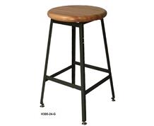 INDUSTRIAL SHOP STOOLS - WOOD SEAT